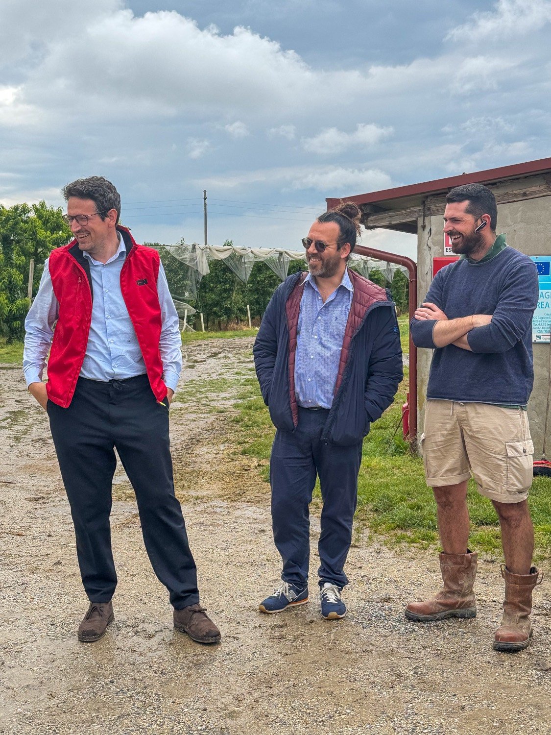 Igor Bombardi sul territorio durante la campagna elettorale
