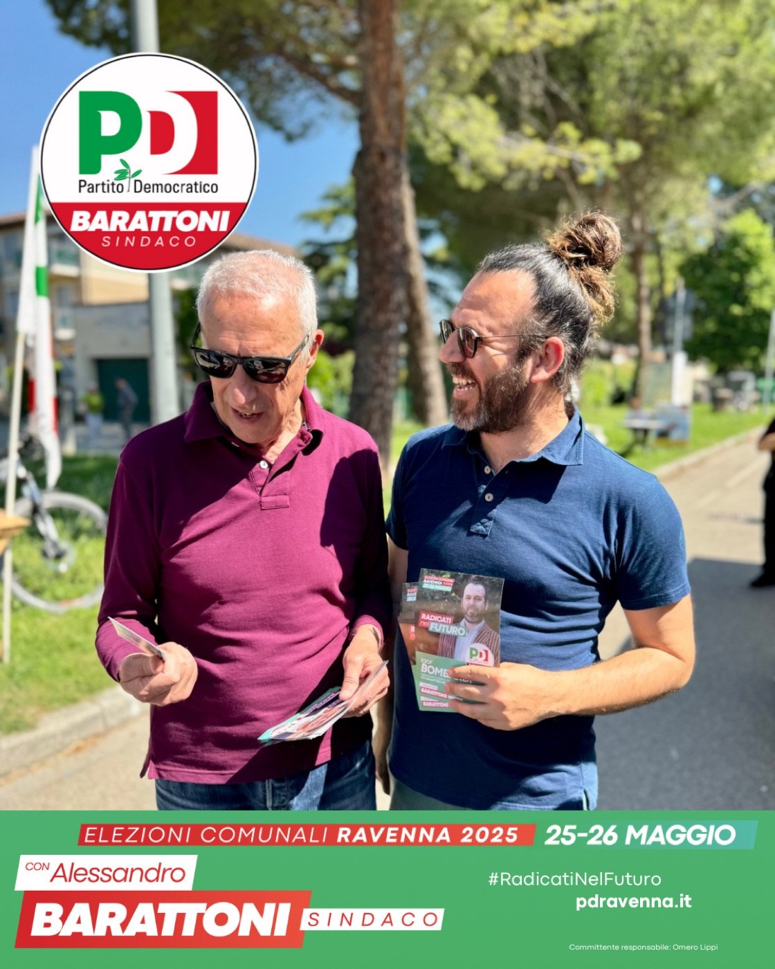 Post social brandizzato della campagna elettorale di Igor Bombardi